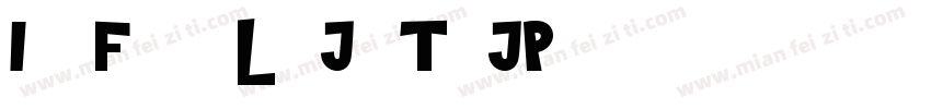 IdeaFonts LieJinTi JP字体转换